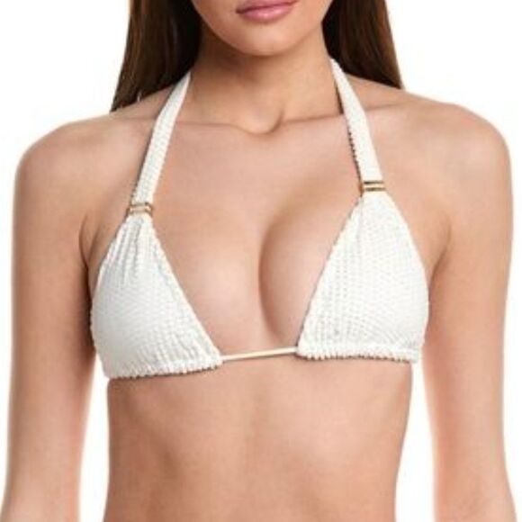 VIX Scales White Halter Bikini Top - Picture 2 of 15